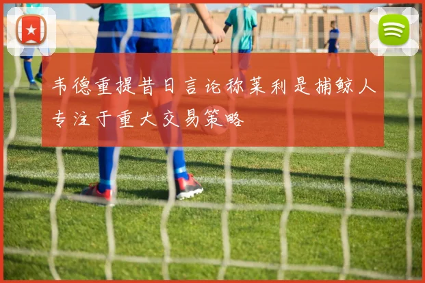 韦德重提昔日言论称莱利是捕鲸人专注于重大交易策略